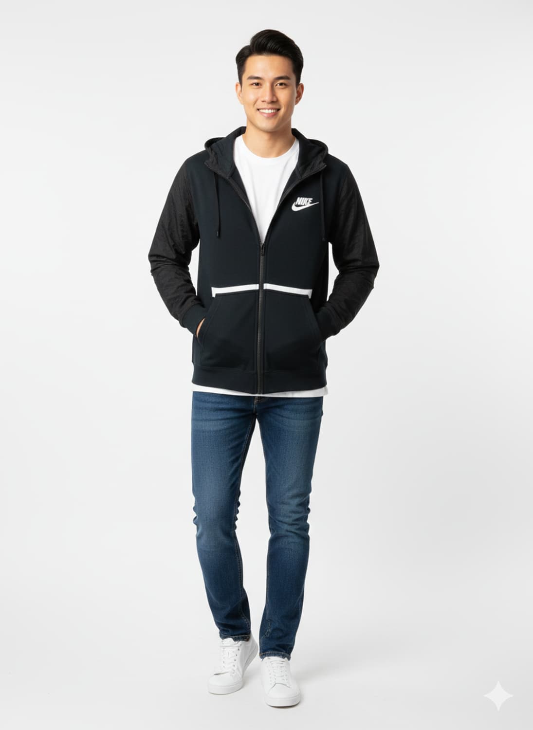 나이키 남성 블랙집업 상품이미지1