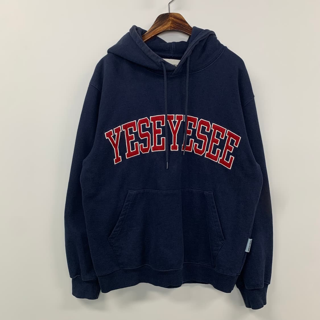 예스아이씨 스펠아웃 네이비 후드티 상품이미지2