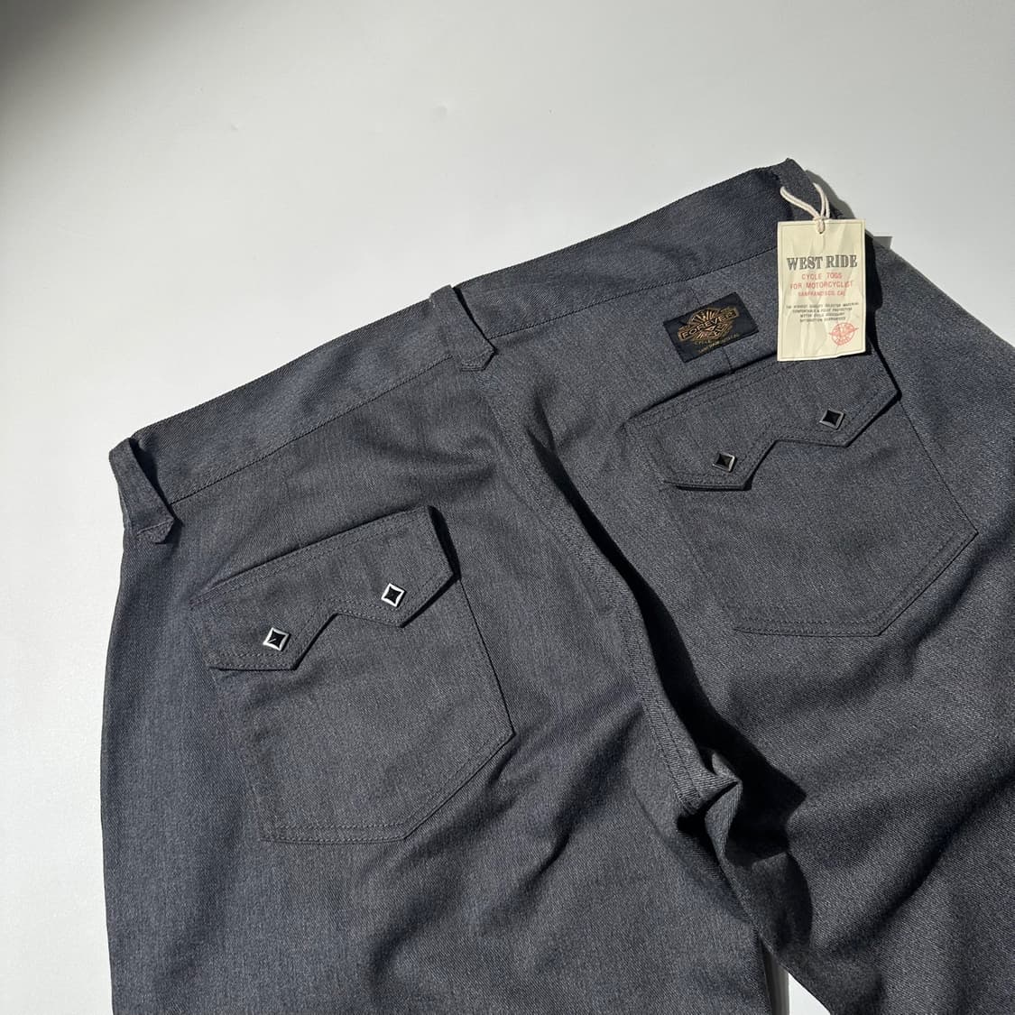 (새상품) 웨스트 라이드 로고 자수 웨스턴 팬츠 상품이미지3