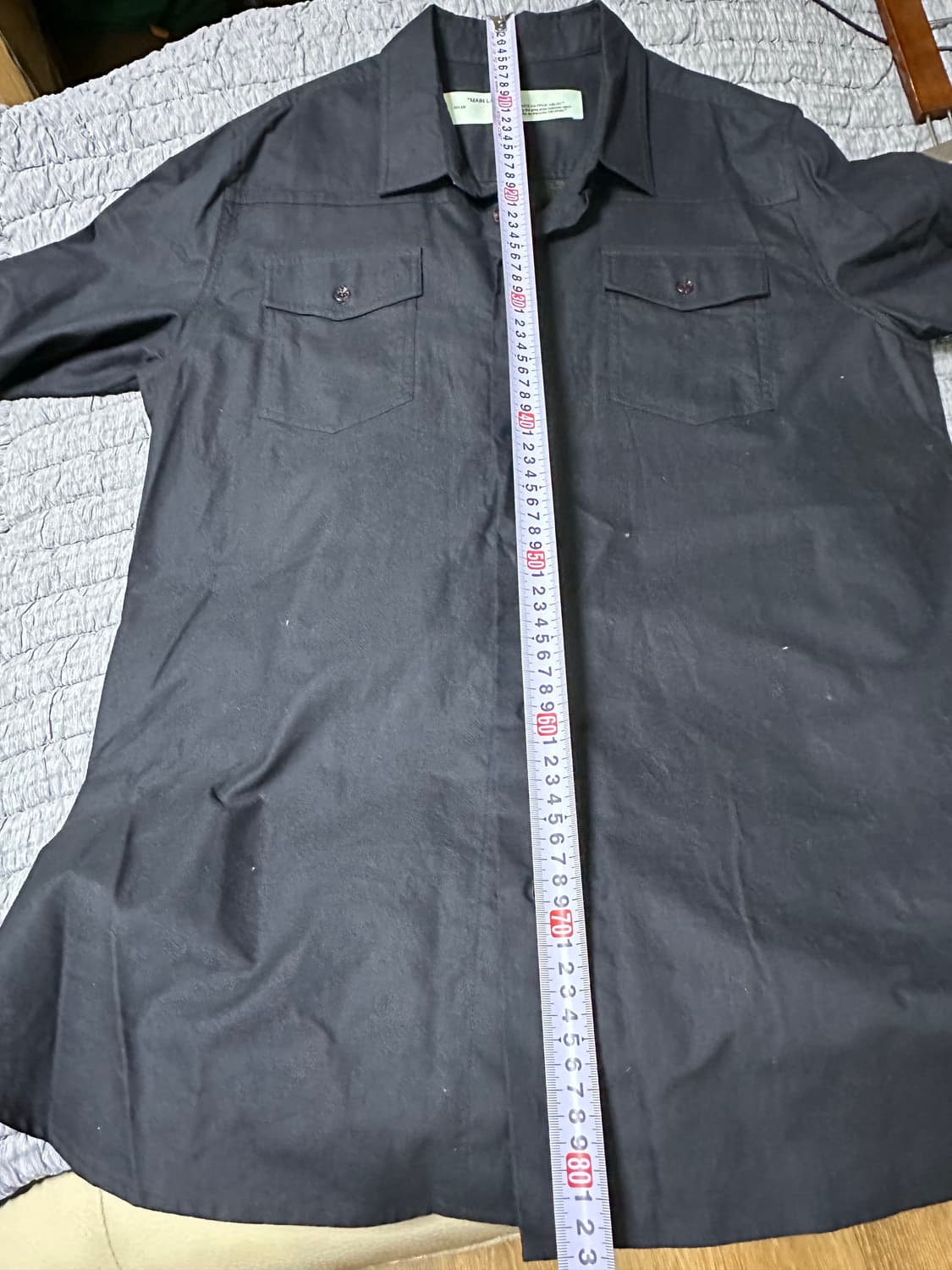 Off-White 블랙 셔츠 L 상품이미지5