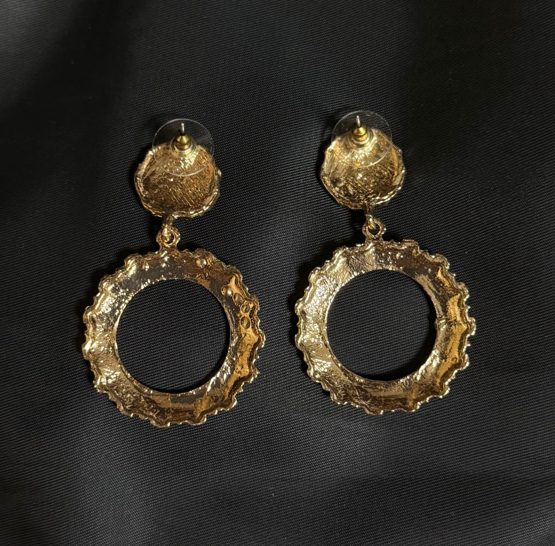 Gold Crust O-Ring Earrings 상품이미지2