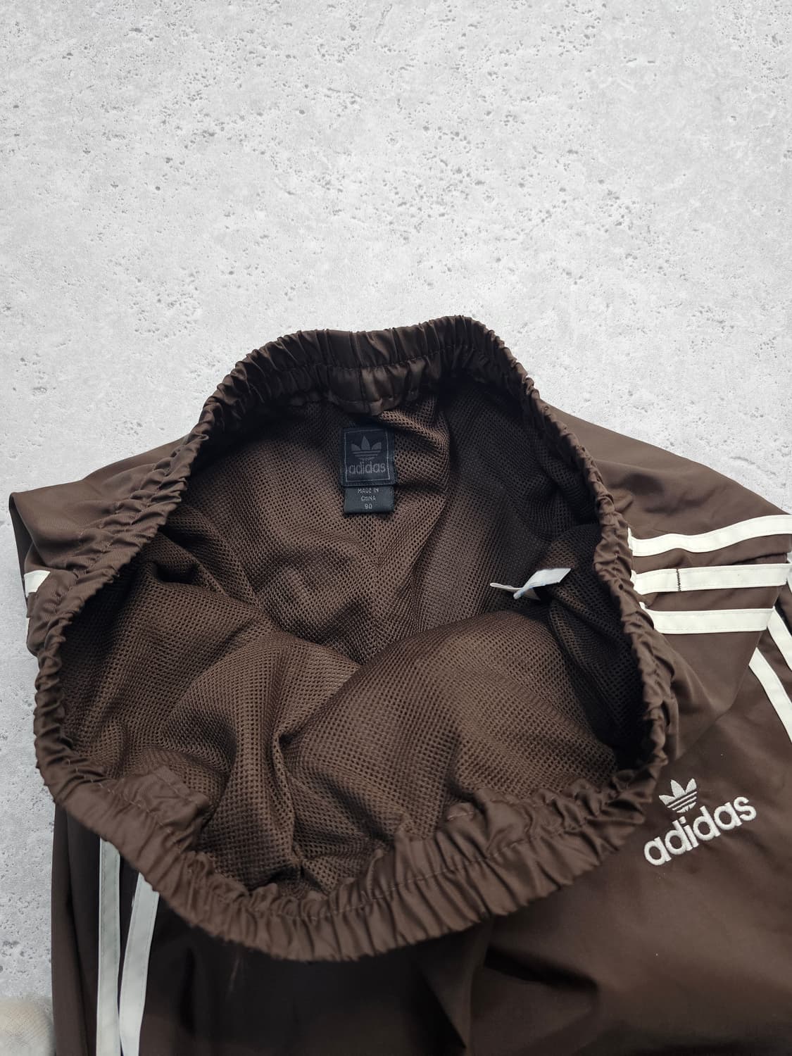대장 아디다스 삼선 브라운 트랙팬츠 바람막이 바지 상품이미지6