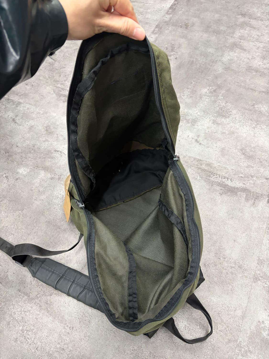 90s 잔스포츠 백팩 올리브/브라운 상품이미지7