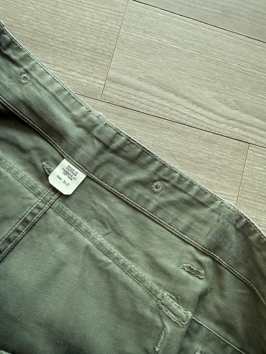 rrl 더블알엘 헤링본 필드 카고 팬츠 34/32 상품이미지2