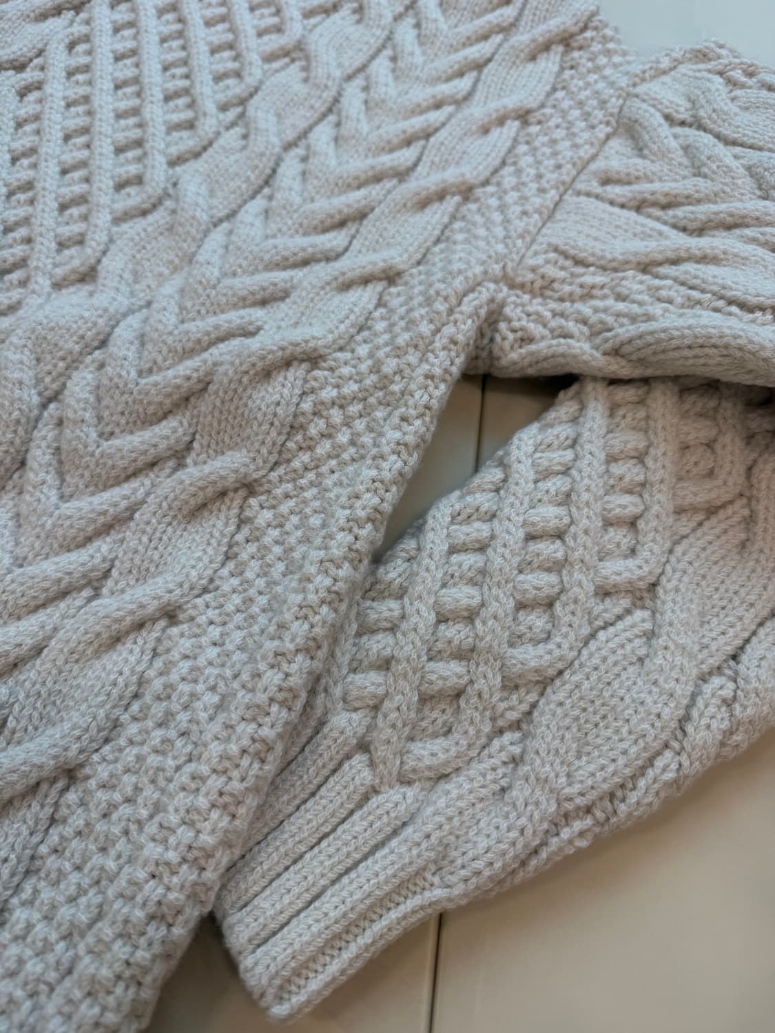 빔즈플러스 아란 케이블니트 L(100-105) 상품이미지8