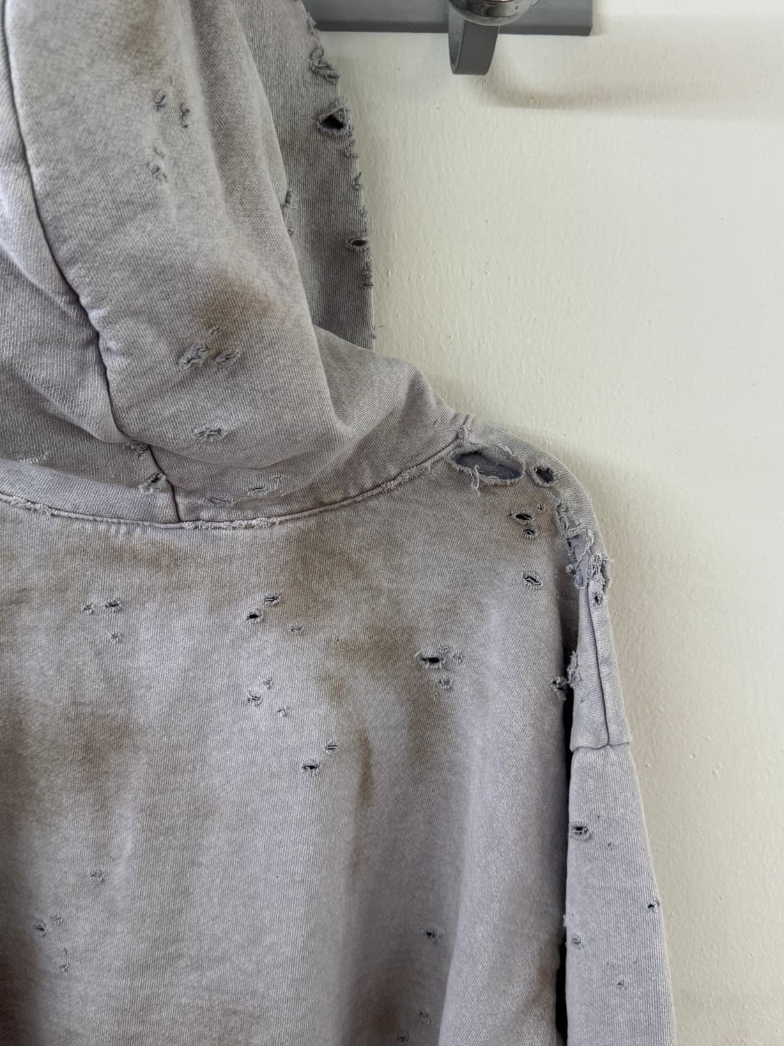 Didier wear destoryed dirty hoodie 상품이미지9