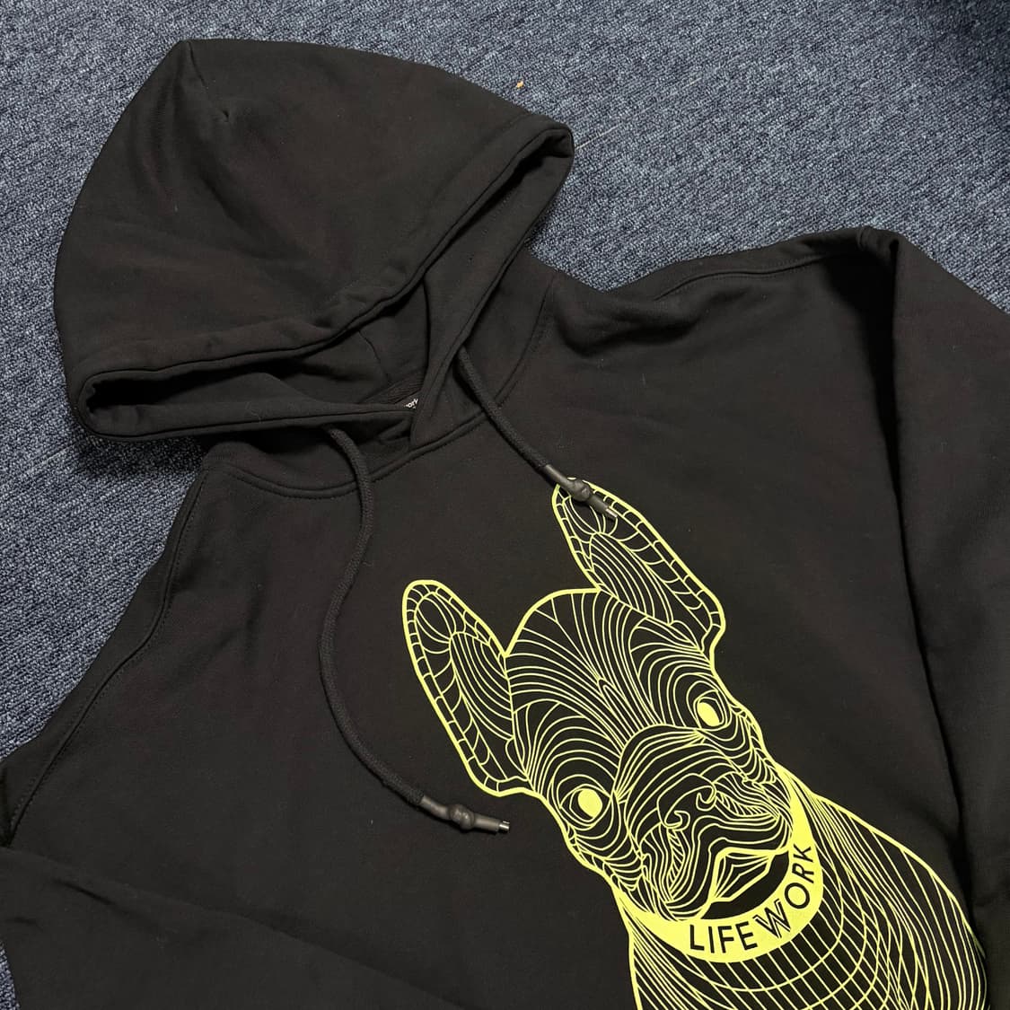 라이프워크 빅로고 후드티 상품이미지3