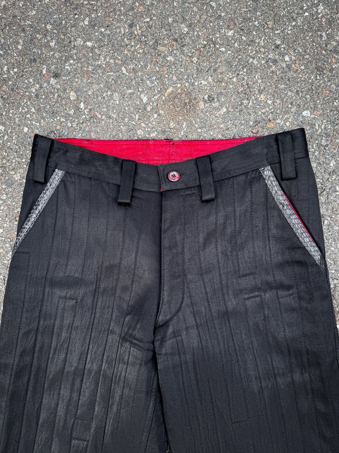 KOHSHIN SATOH – Embossed Pants  상품이미지8