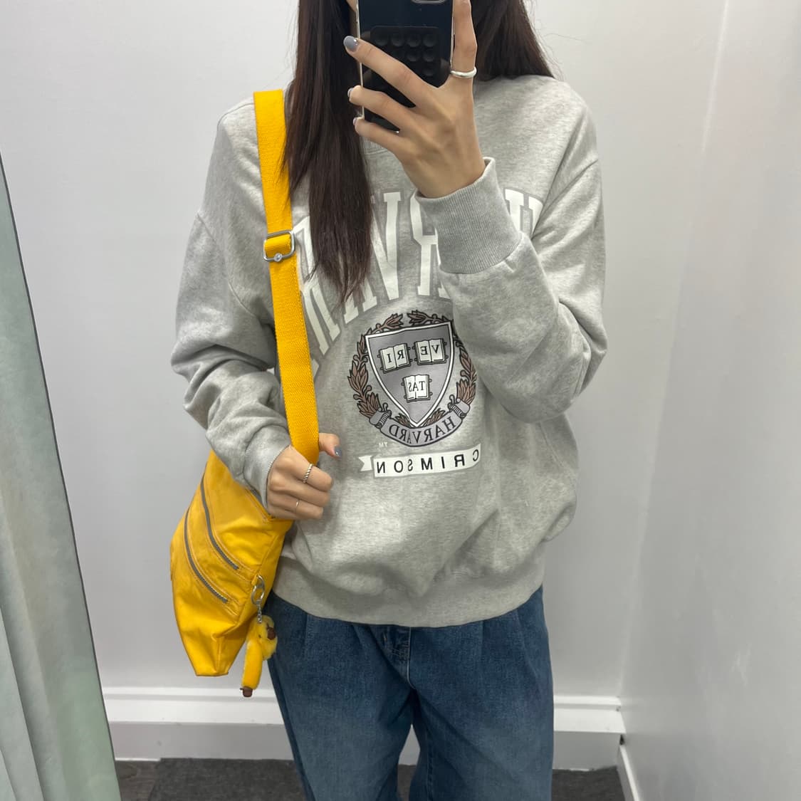 키플링 노란색 가방 (끈길이 조절o) 상품이미지8