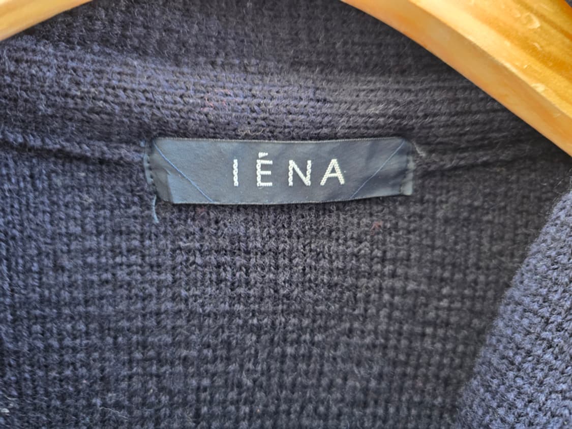 이에나 울 100% 니트 자켓 (made in japan) 상품이미지5