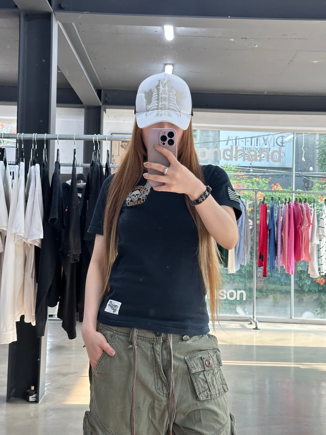 벤슨 본 자수 매쉬 캡 상품이미지3