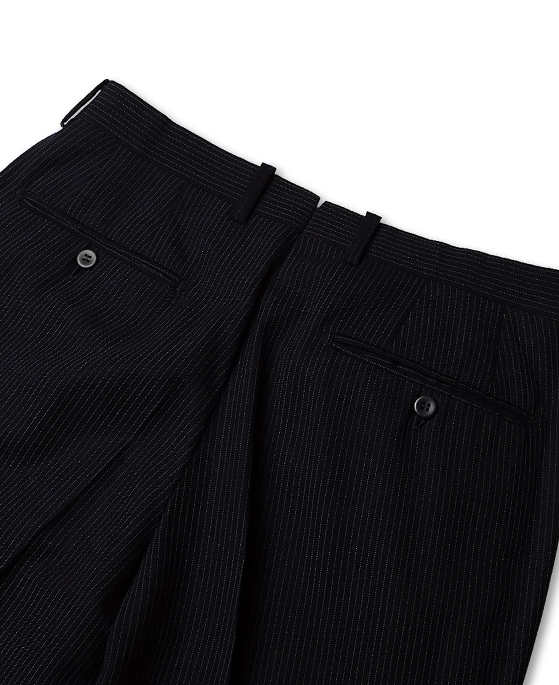 링자켓 [Sartoria Ring] 도트 스트라이프 네이비 클래식 수트 상품이미지8