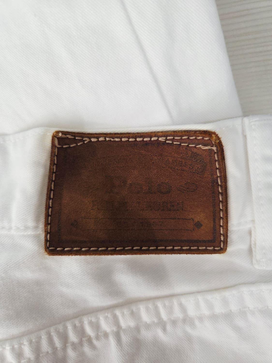 폴로 랄프로렌 화이트 코튼 팬츠 30/30 상품이미지6