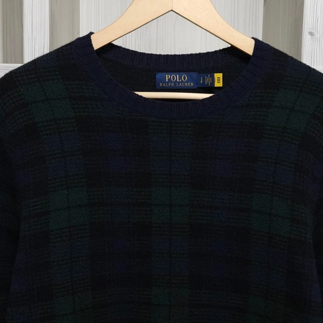 100 Polo 폴로 랄프로렌 체크 니트 블랙워치 상품이미지3