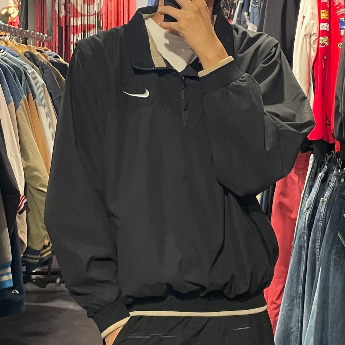 [IM] NIKE 나이키 블랙 웜업(조끼 가능) 상품이미지4