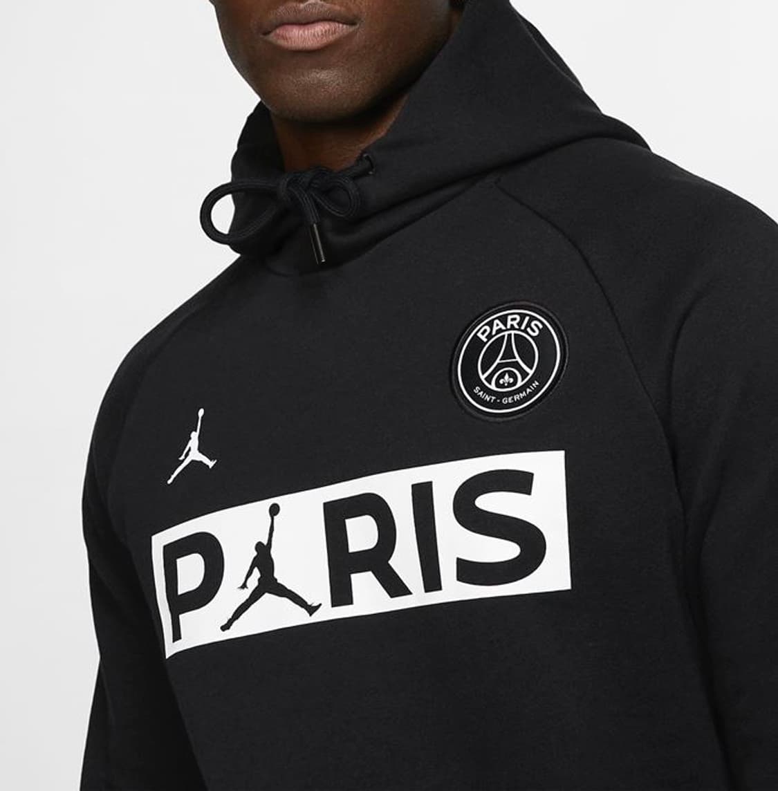[S] Jordan 조던 파리 생제르망 블랙 후드티 상품이미지4