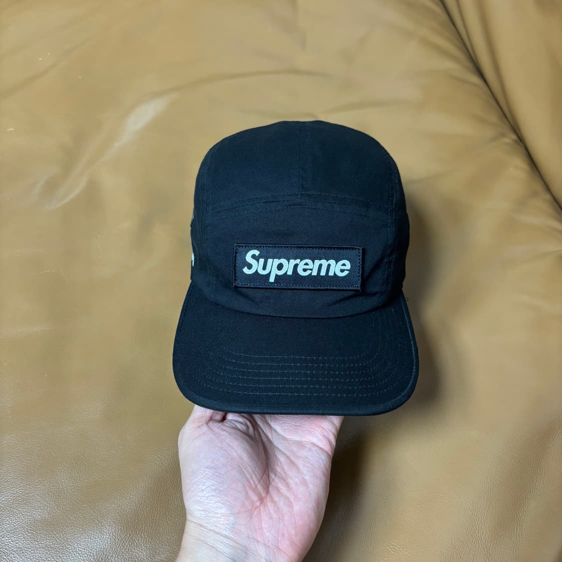 Supreme 슈프림 22ss 밀리터리 워시드 블랙 캠프캡 모자 상품이미지2