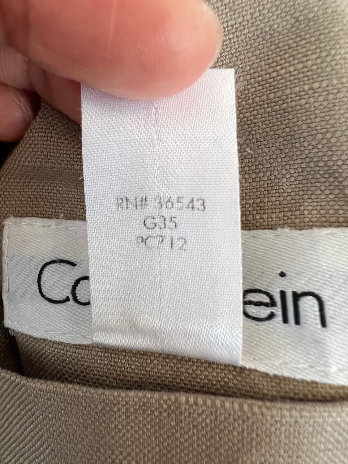 캘빈클라인 남성 베이지 코튼린넨자켓 싱글자켓 상품이미지8