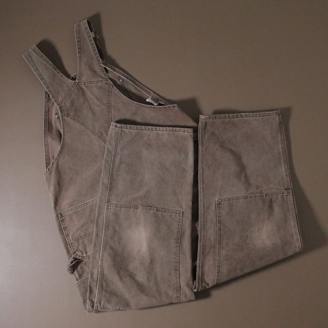 Carhartt 칼하트 USA 브라운 오버롤 멜빵 팬츠 상품이미지2