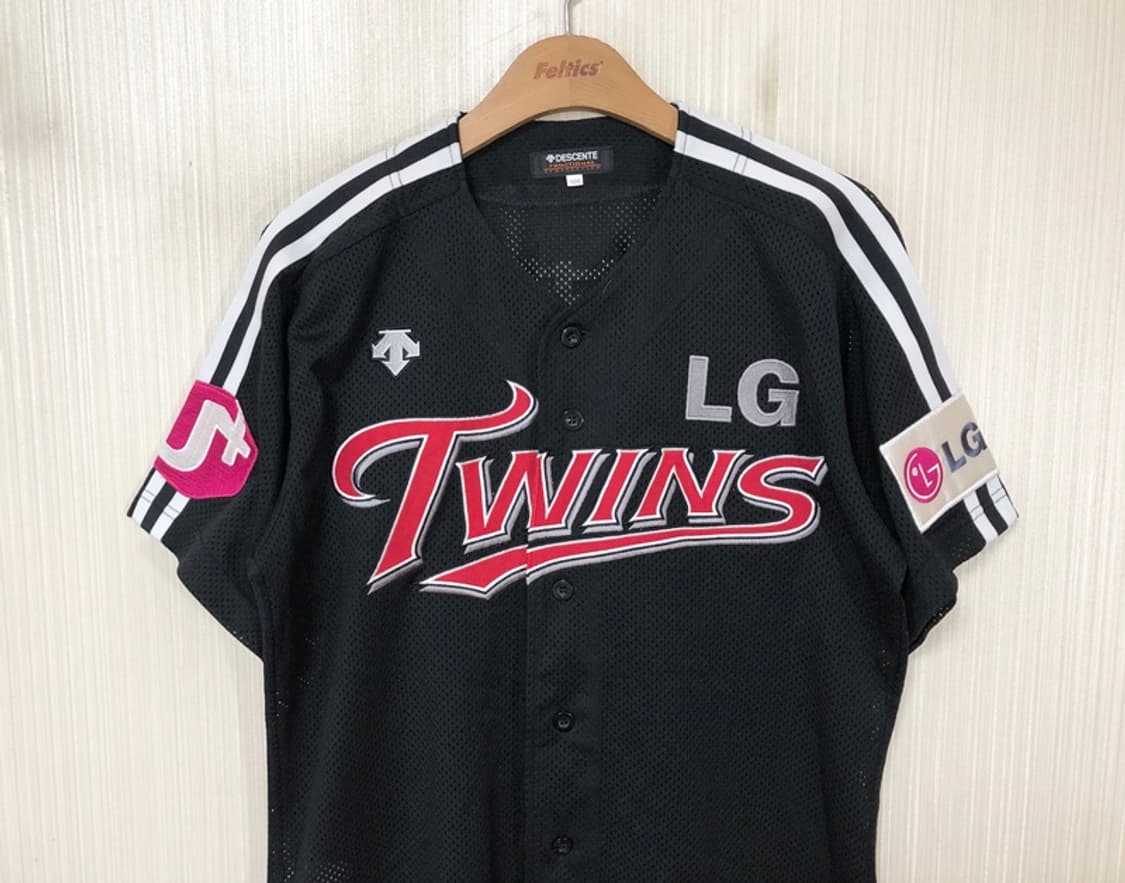 KBO 데상트 LG트윈스 원정유니폼/검니폼 100 #9 이병규 상품이미지2