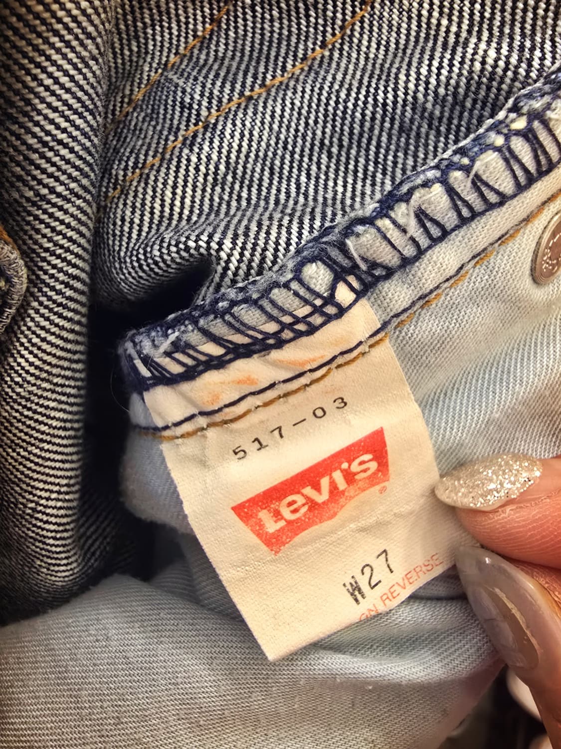 일본빈티지진 80s리바이스 Levi's517 부츠컷 데님팬츠 상품이미지7