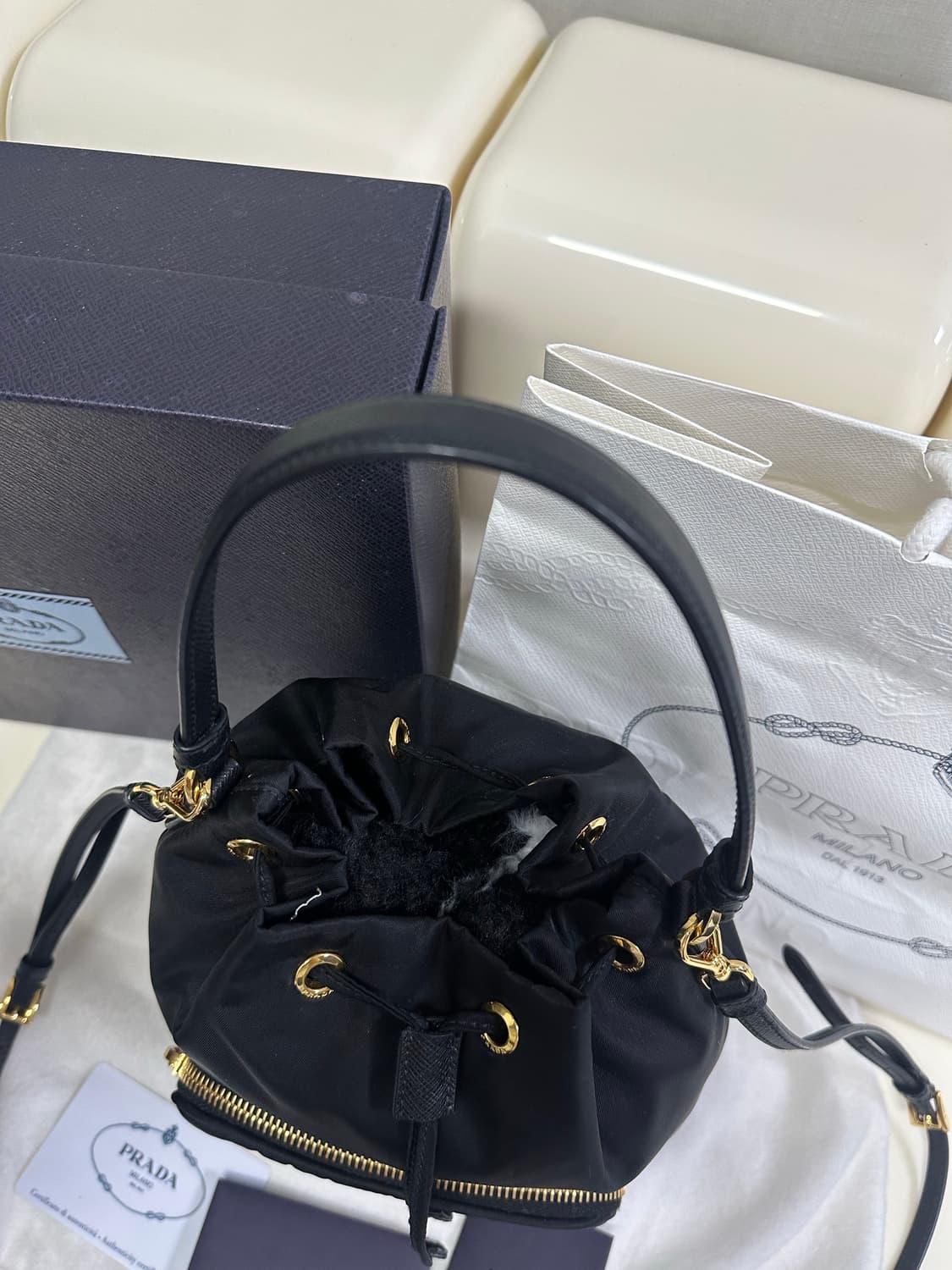 [SA 정품] 프라다 듀엣 버킷백 상품이미지5