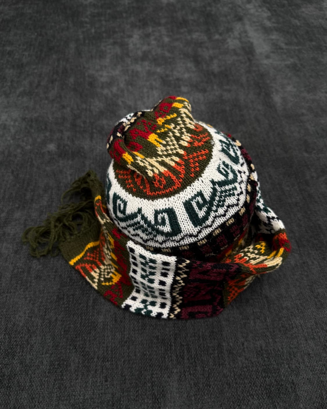 빈티지 에스닉 후드 스카프 상품이미지2