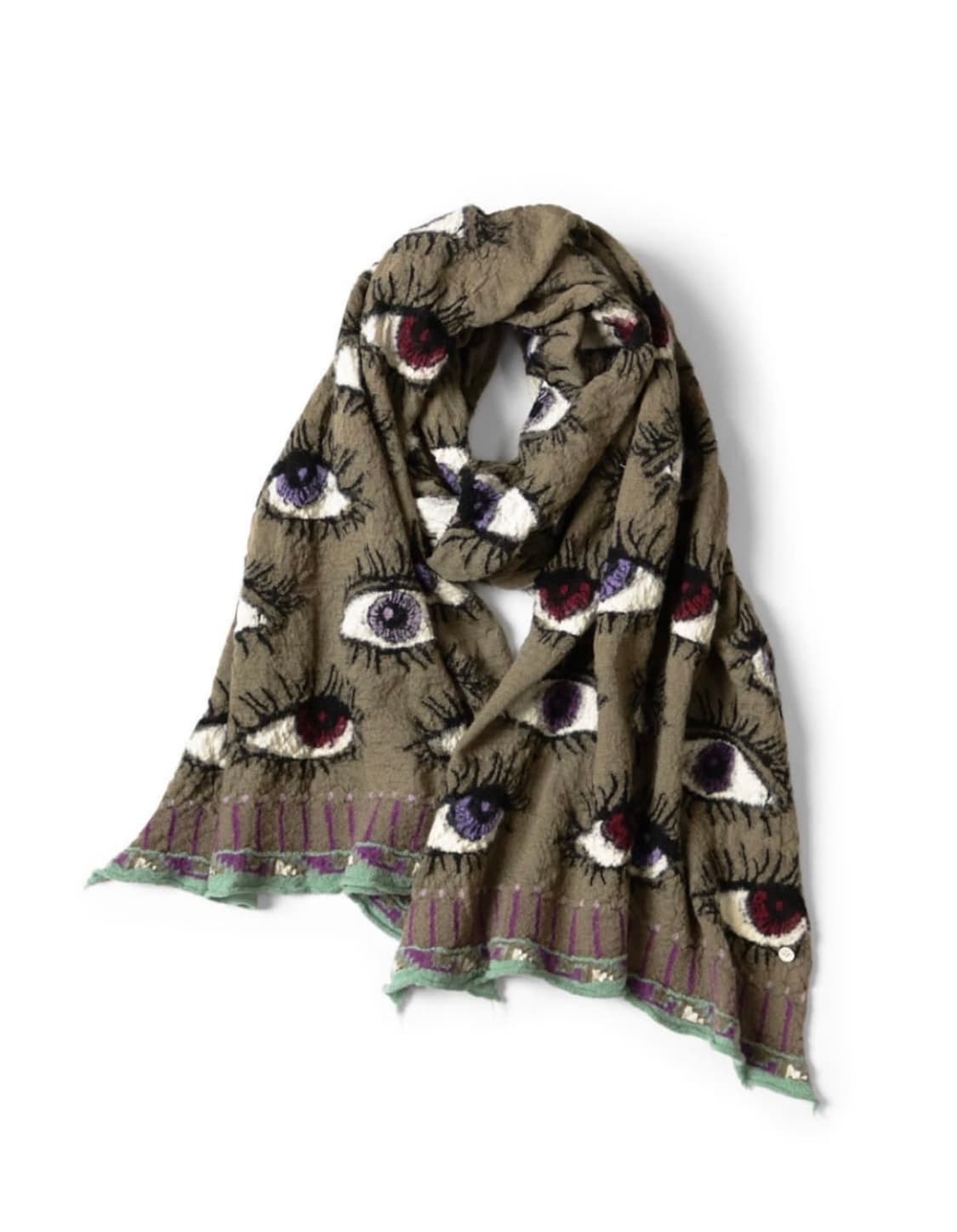 캐피탈 스피크이지 머플러 카키 상품이미지1