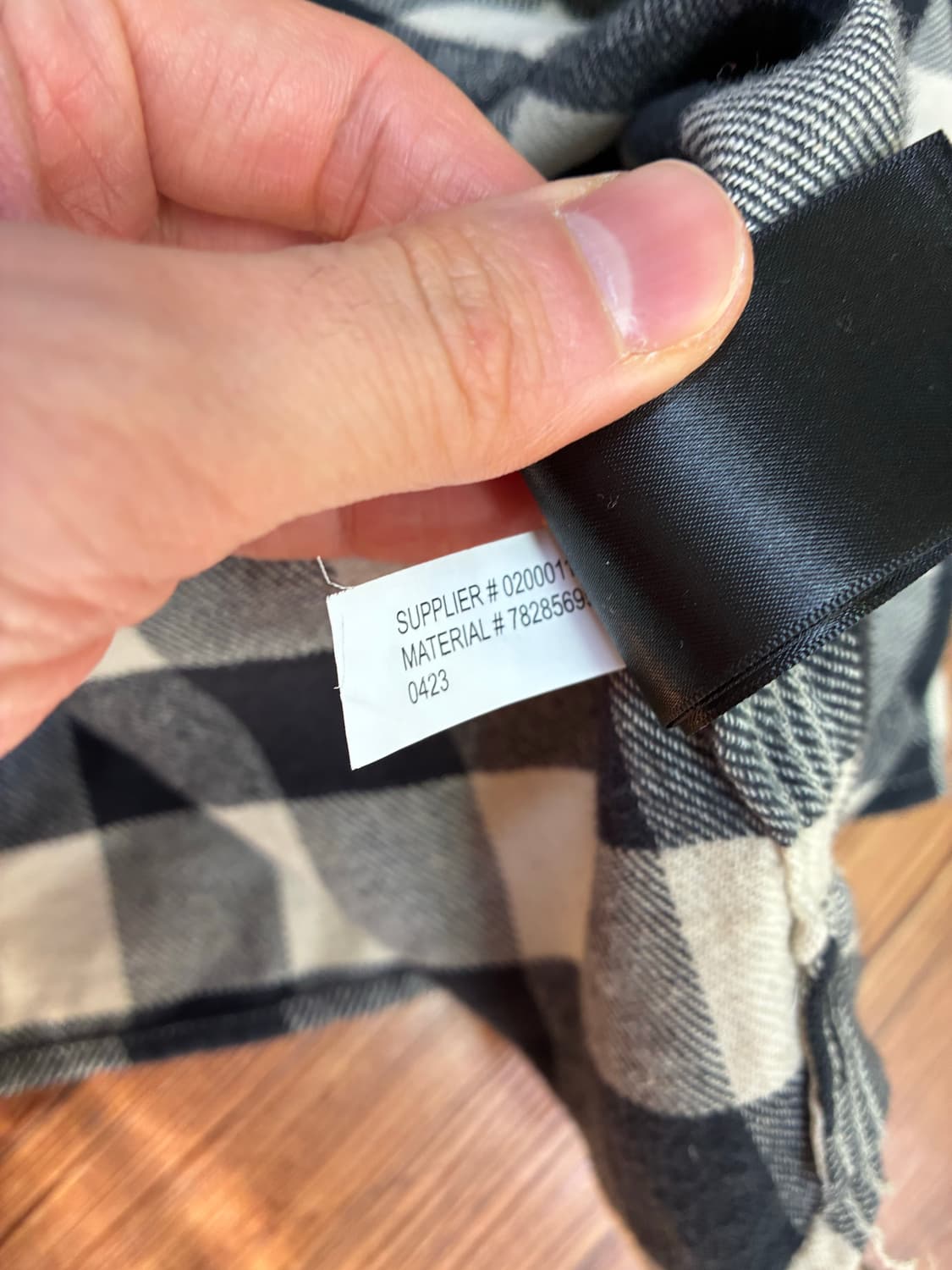 RRl 더블알엘 버팔로 체크 트윌 워크셔츠 L사이즈 상품이미지9