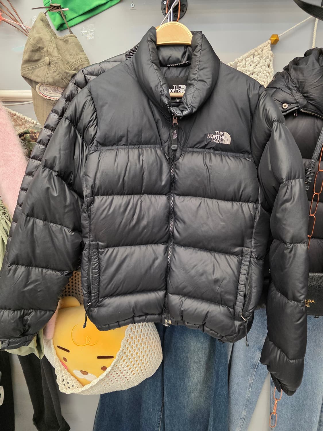 노스페이스 700 눕시 다운 패딩 85 블랙 상품이미지3