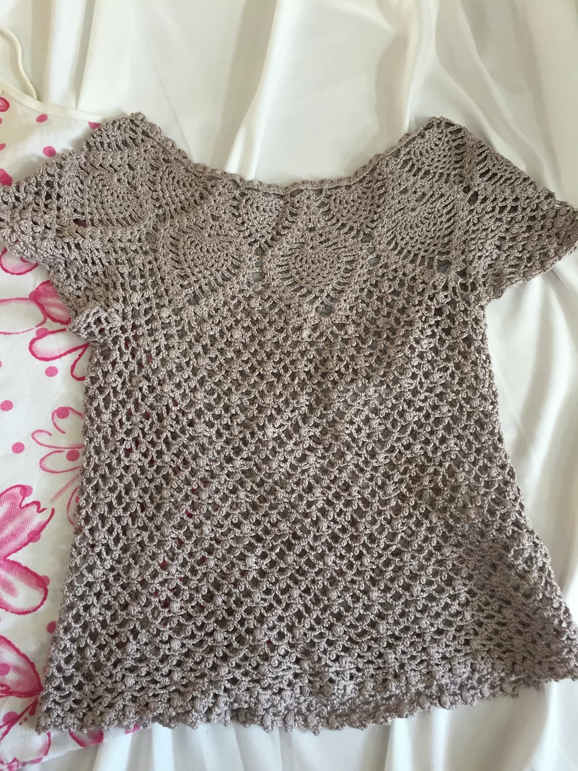 뜨개 펀칭 니트&꽃 나시 set 상품이미지3