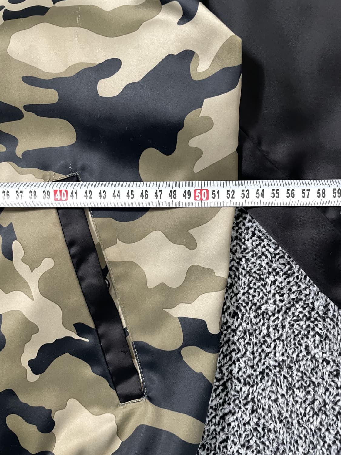 빈티지9. 자라 zara 빈티지 카모플라쥬 타이거 스카쟌 져지 블루종 상품이미지5