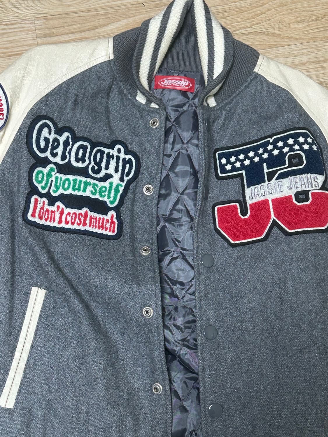 [Y2K/빈티지] 제시(Jassie) 오리지널 올드스쿨 바시티 자켓 상품이미지1
