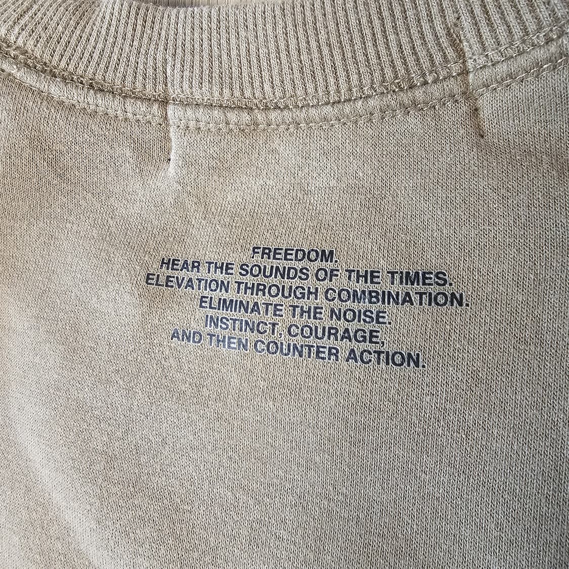 L 100 GU 지유 X 언더커버 플라워 스웨트셔츠 맨투맨 3~4회착 상품이미지4