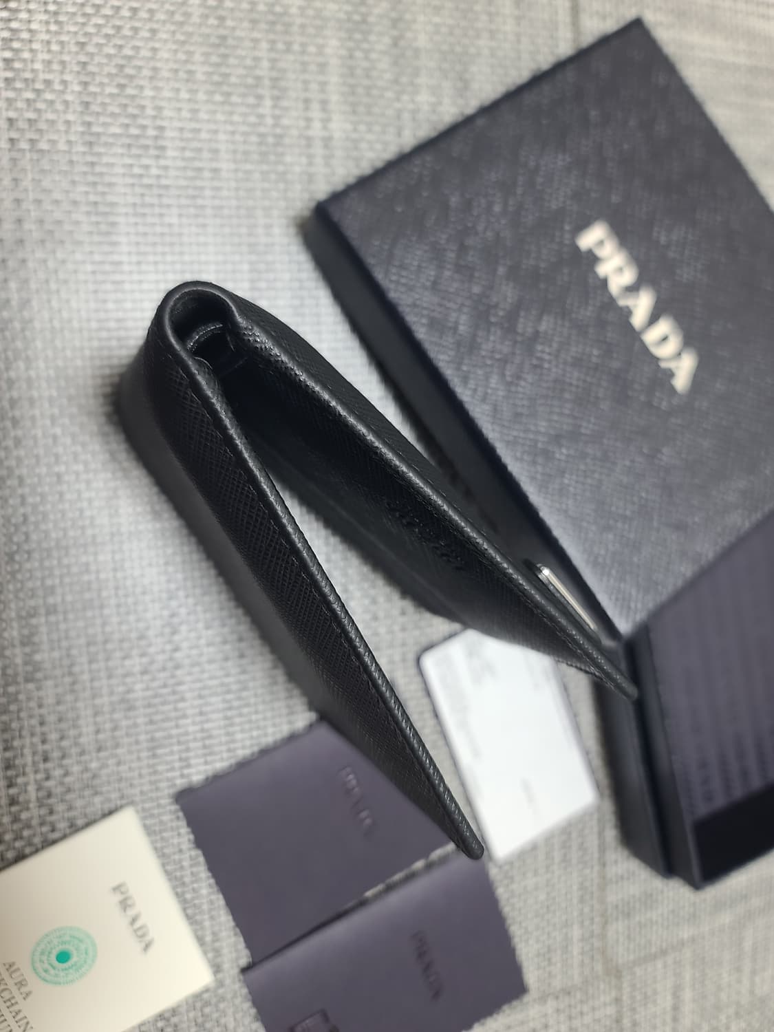 프라다 사피아노 반지갑 남성반지갑 2MO738 상품이미지4