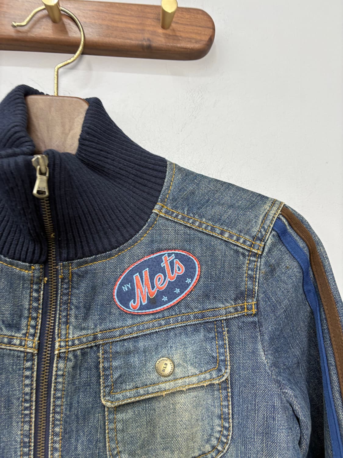 MLB 뉴욕메츠 올드스쿨 데님 자켓 A2962 상품이미지3