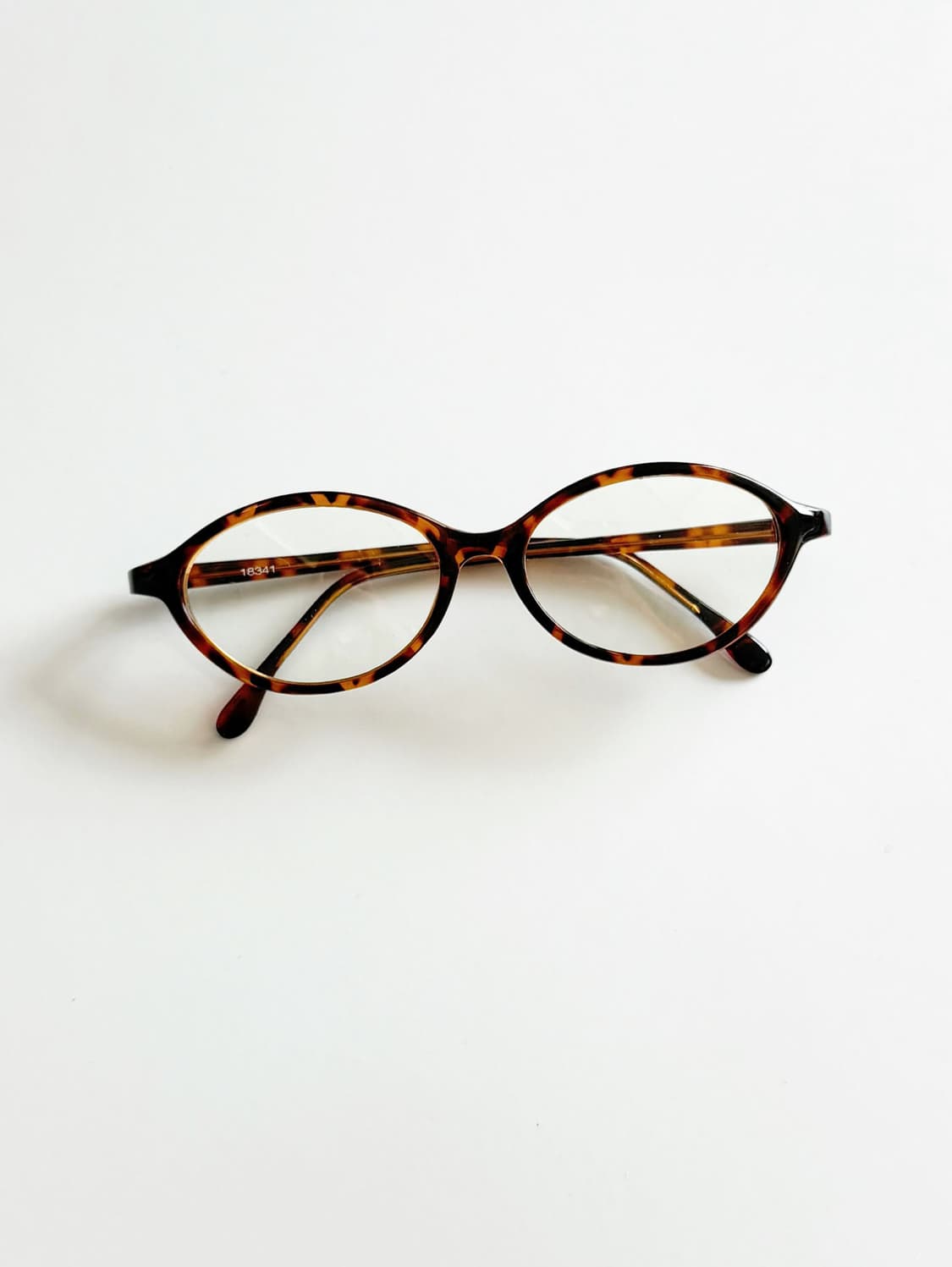 토터스쉘 오벌 뿔테 프레임 오버사이즈 빈티지 안경 상품이미지1