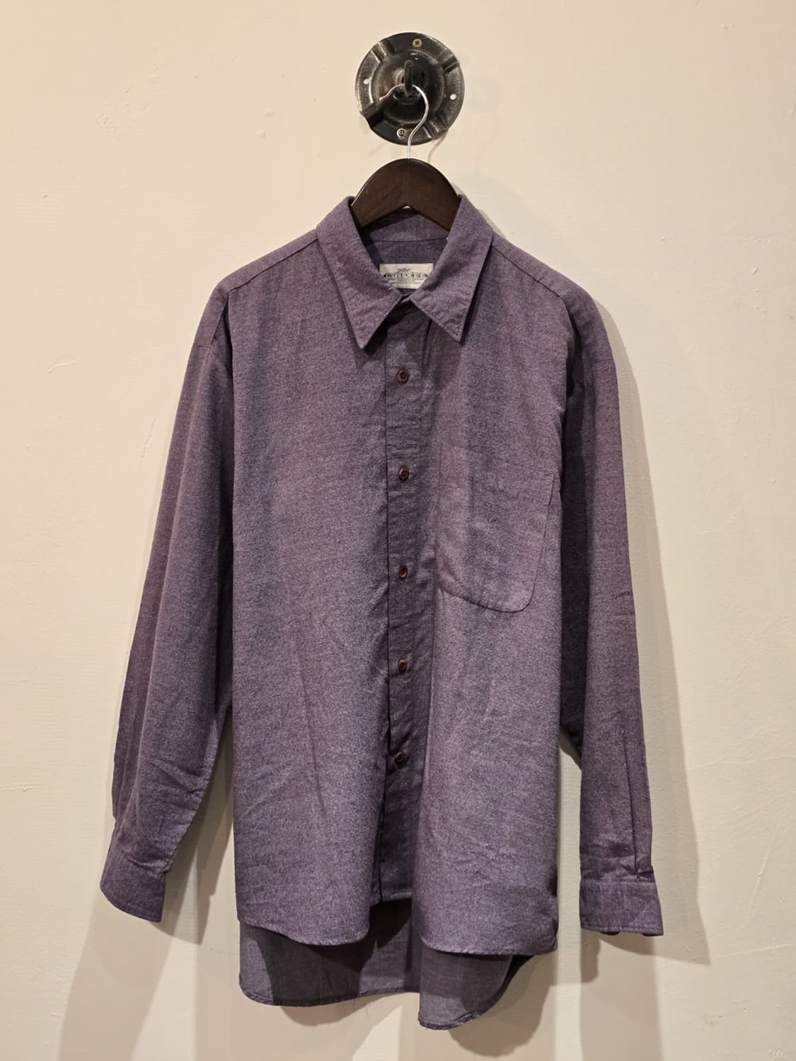 90s WITFORD Solid Flannel Work Shirt 상품이미지1