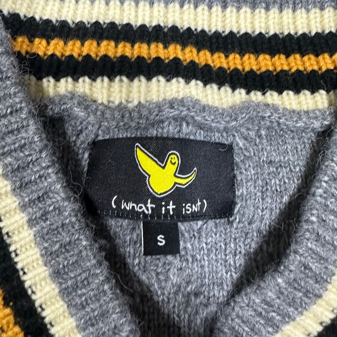 ✨ (바배) 와릿이즌 마곤 리폼 브이넥 크롭 니트 상품이미지3