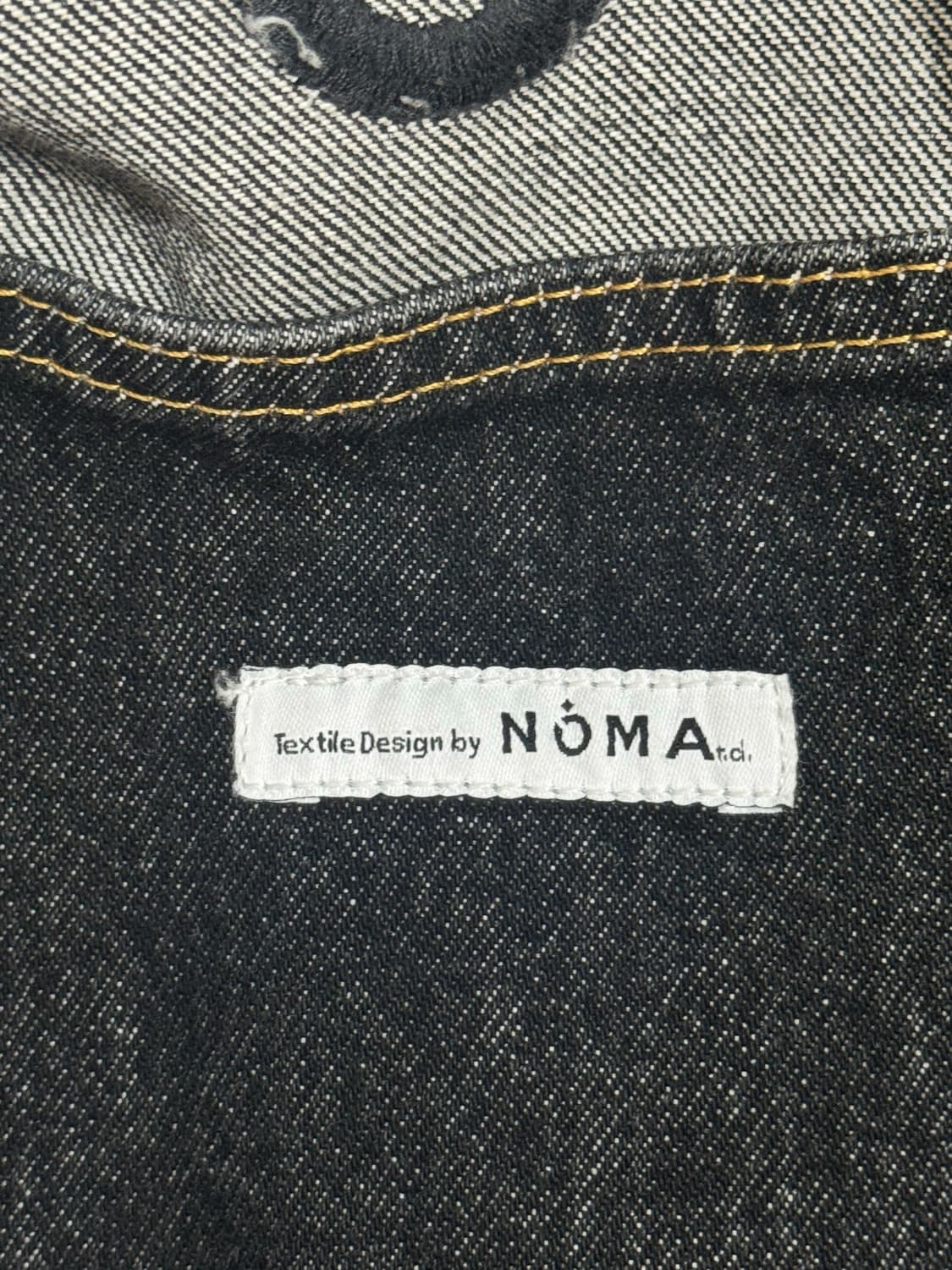 Stussy x Noma jacket 스투시 x 노마 흑청 데님 재킷 상품이미지3