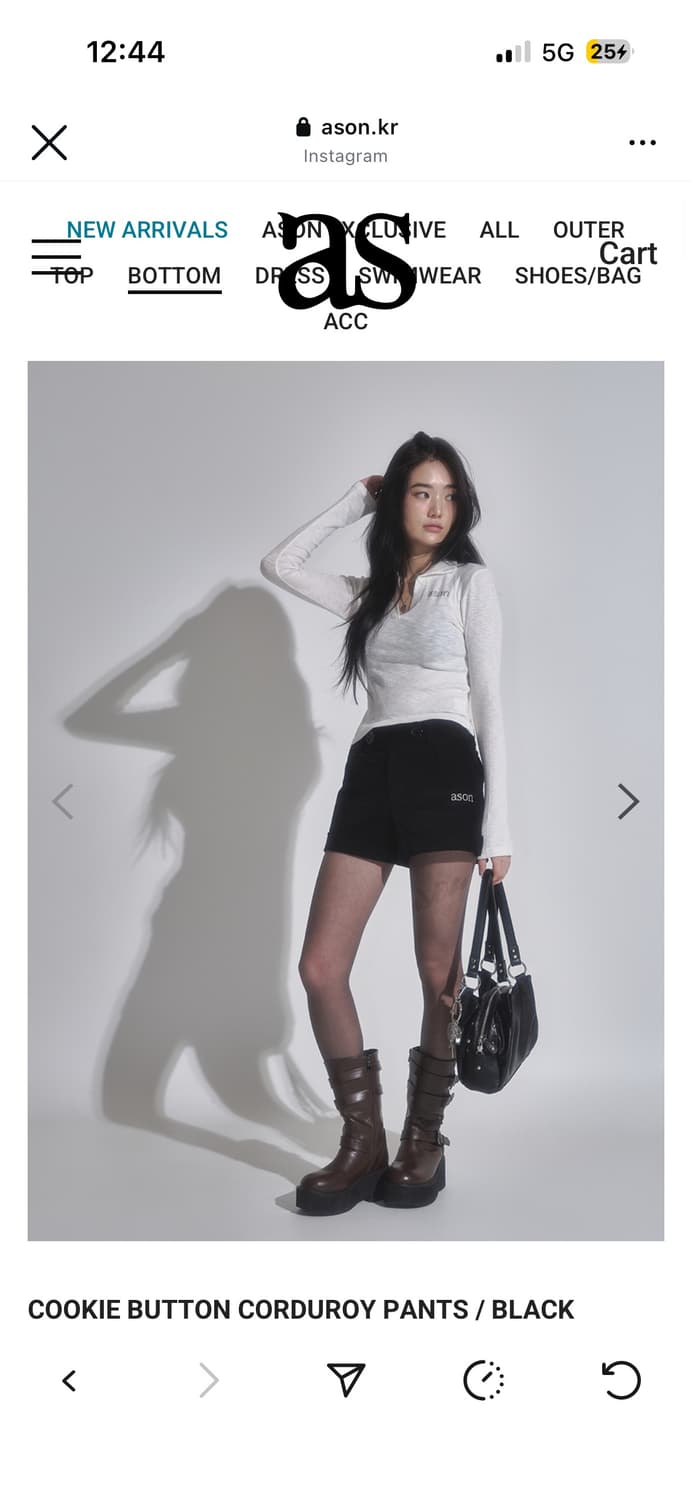 애즈온 쿠키버튼 코듀로이 팬츠 상품이미지1