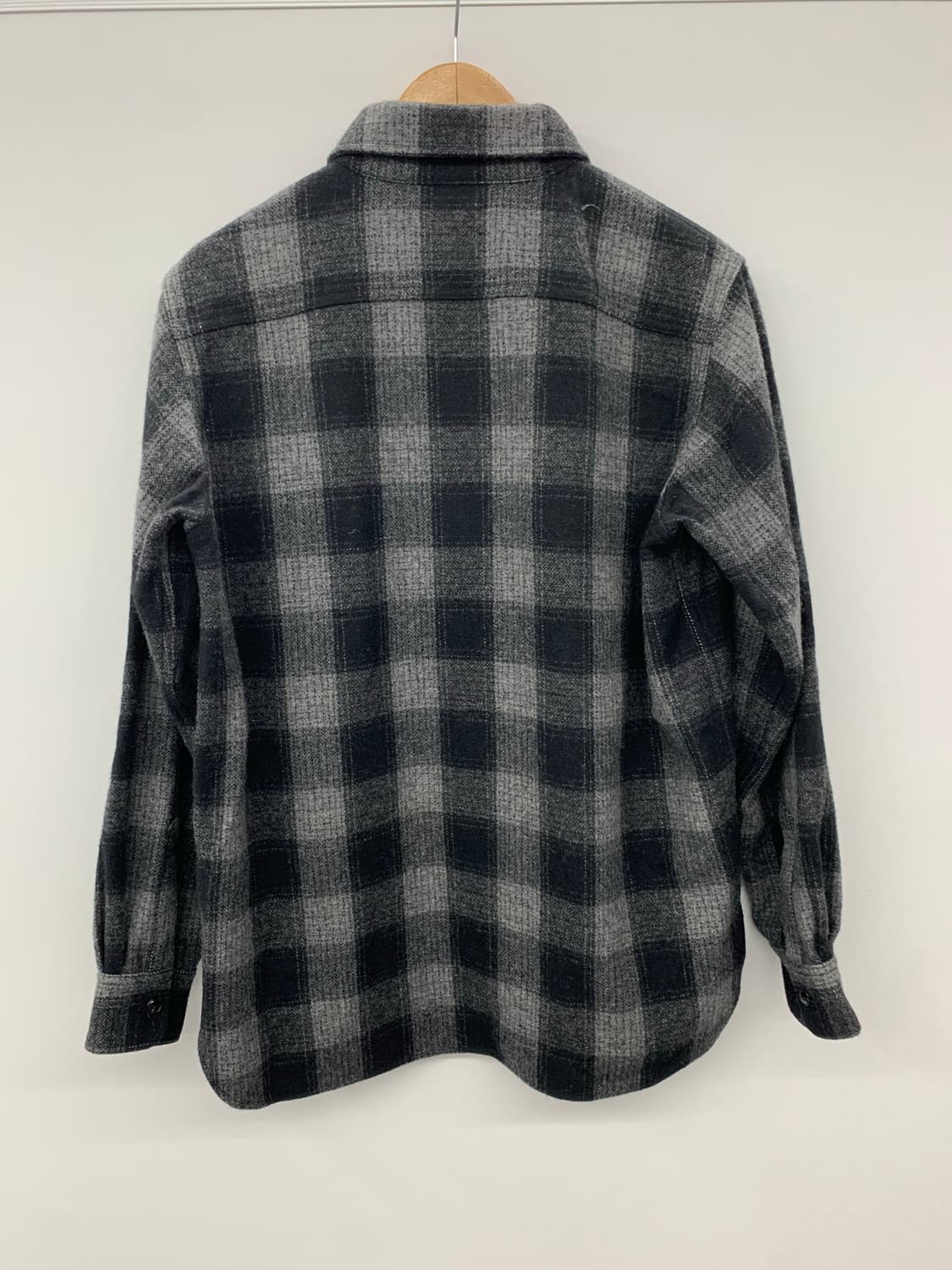 베이프 체크 플란넬 셔츠 상품이미지4