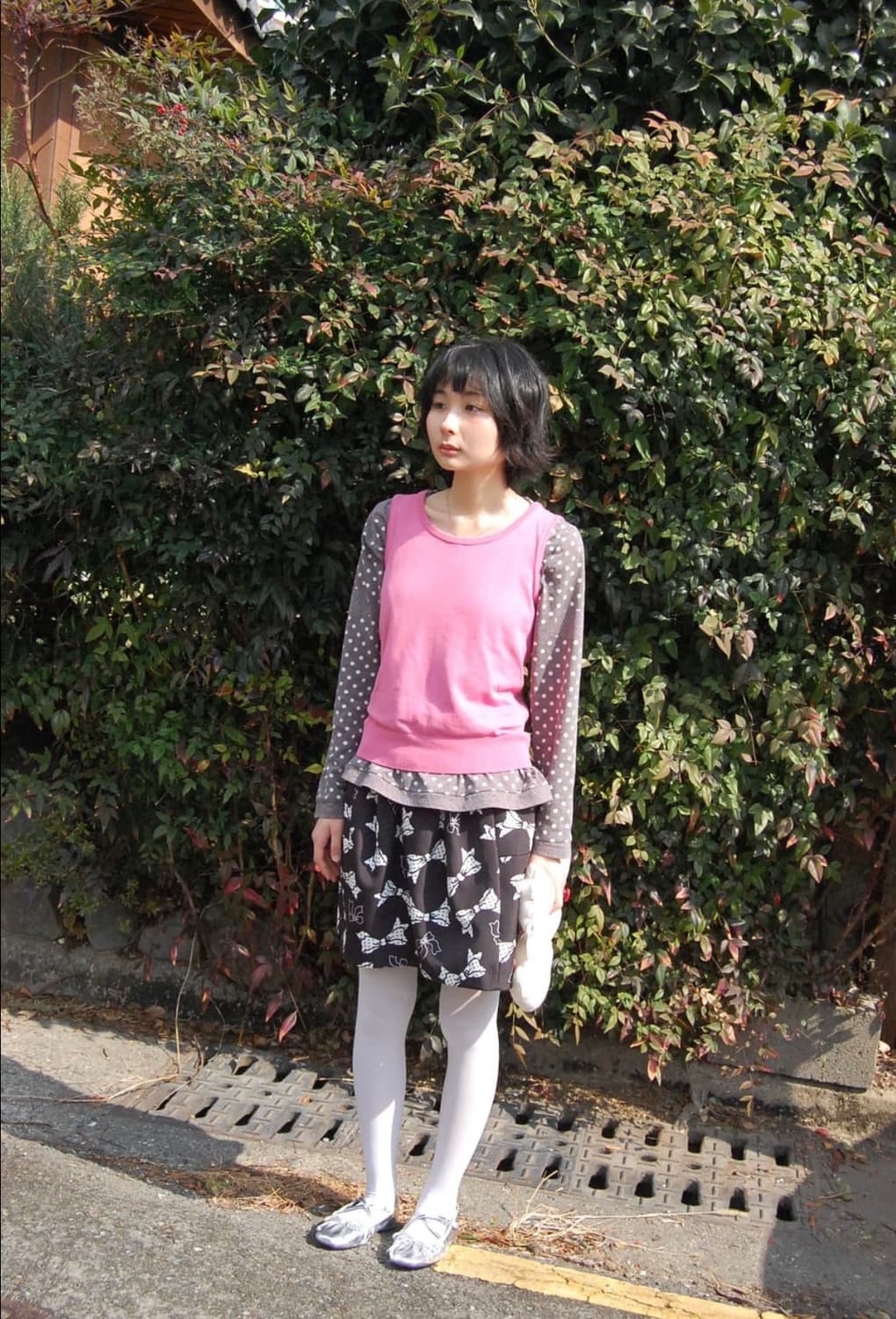 Dazzlin dot ribbon Skirt 상품이미지3