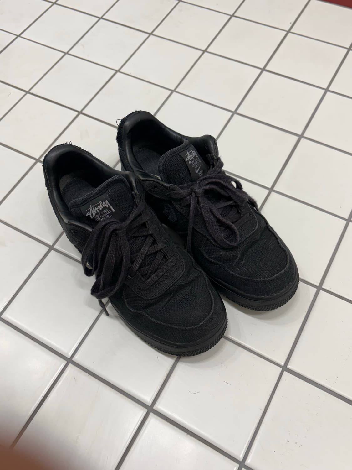 나이키 스투시 에어포스 블랙 상품이미지1