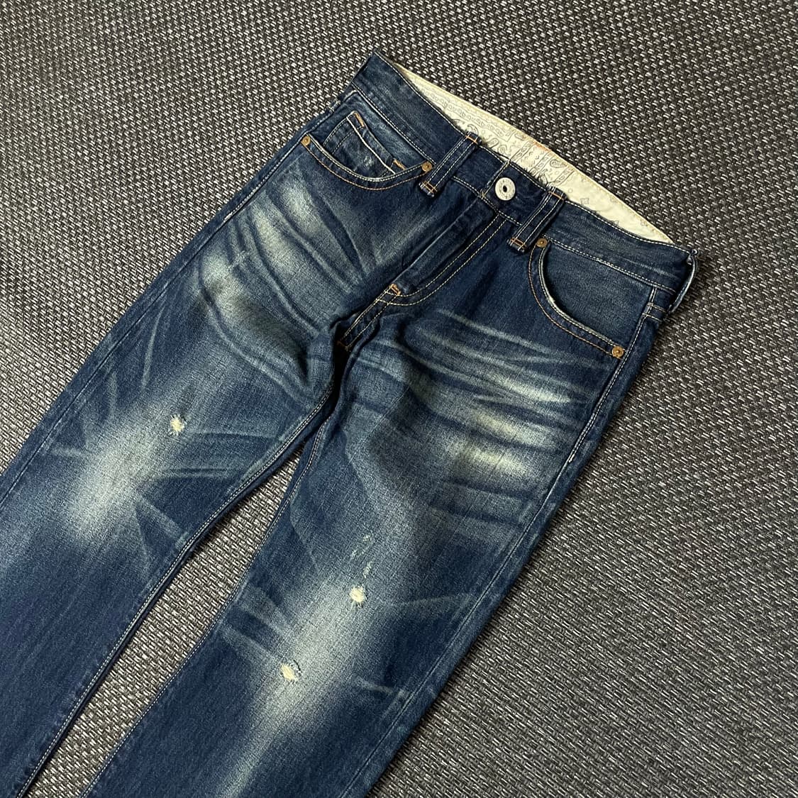 (32) 리바이스 523 워싱 데님 팬츠 상품이미지4