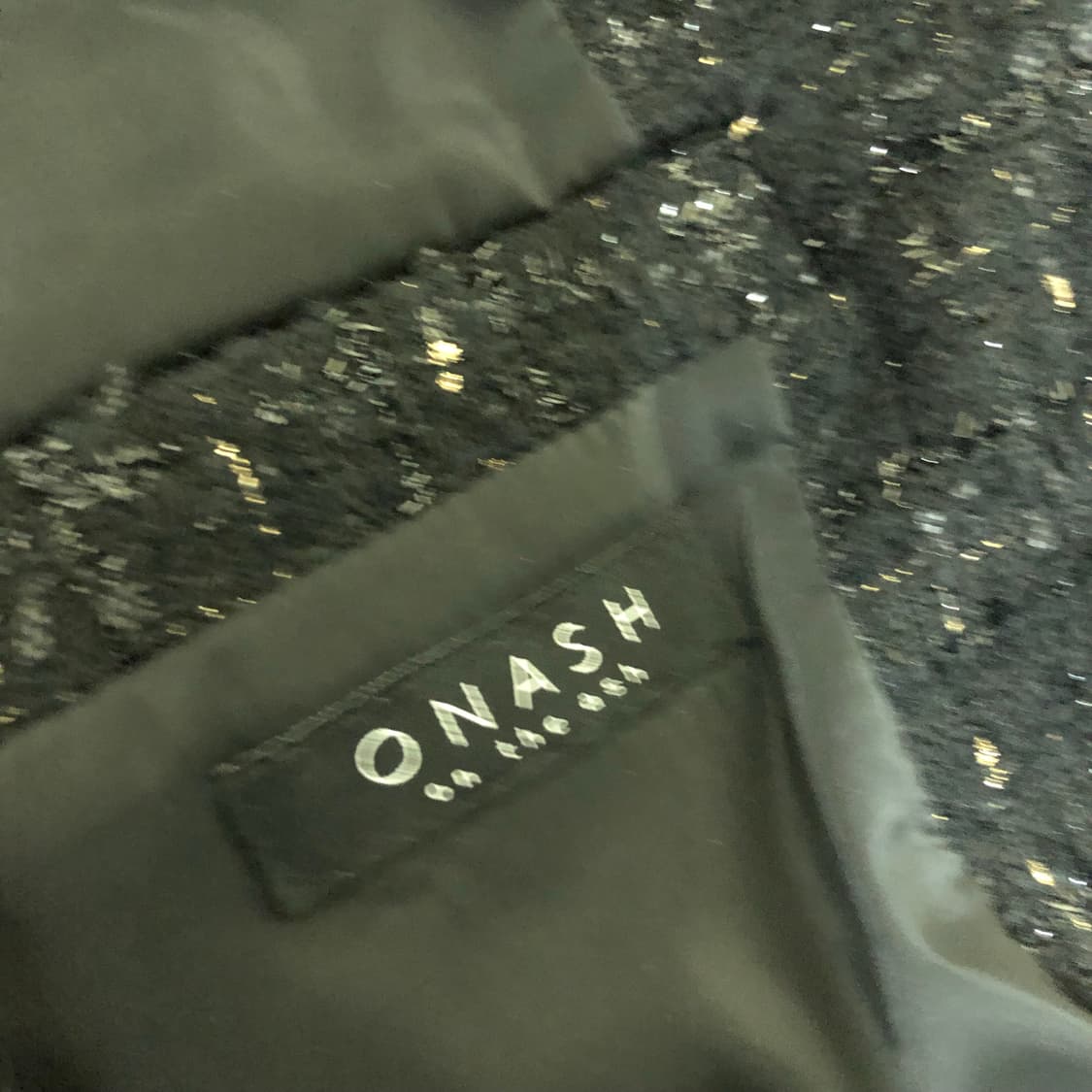온애쉬 트위드 자켓 블랙 L (onash) 상품이미지1