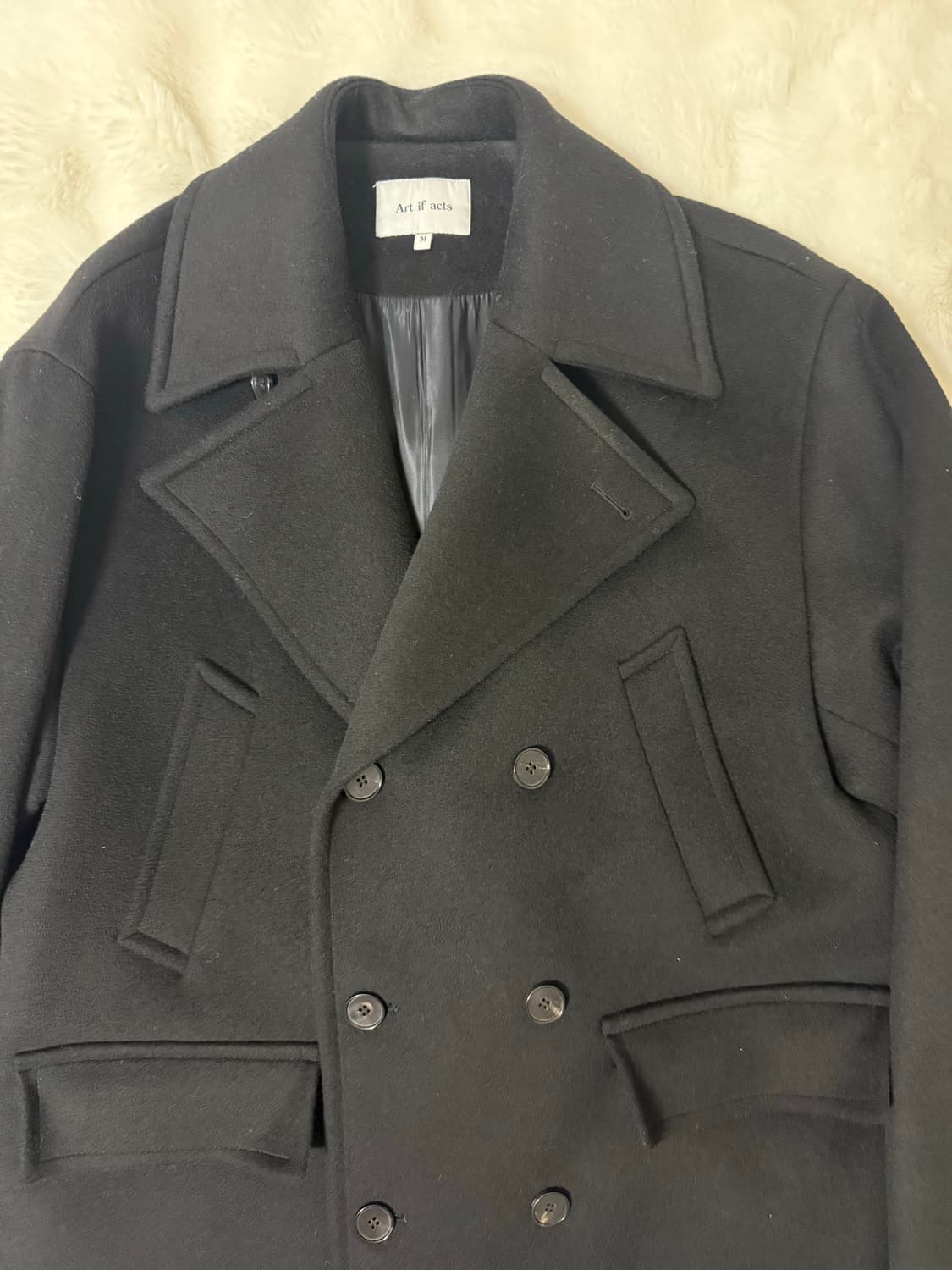 23FW 아트이프액츠 오버피코트 M 상품이미지2