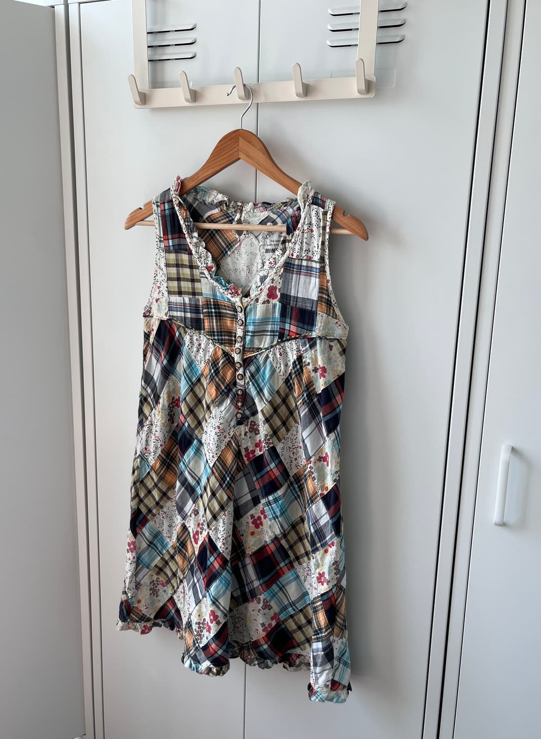 Honeysuckle rose 패치워크 하구미 나시 원피스  상품이미지2