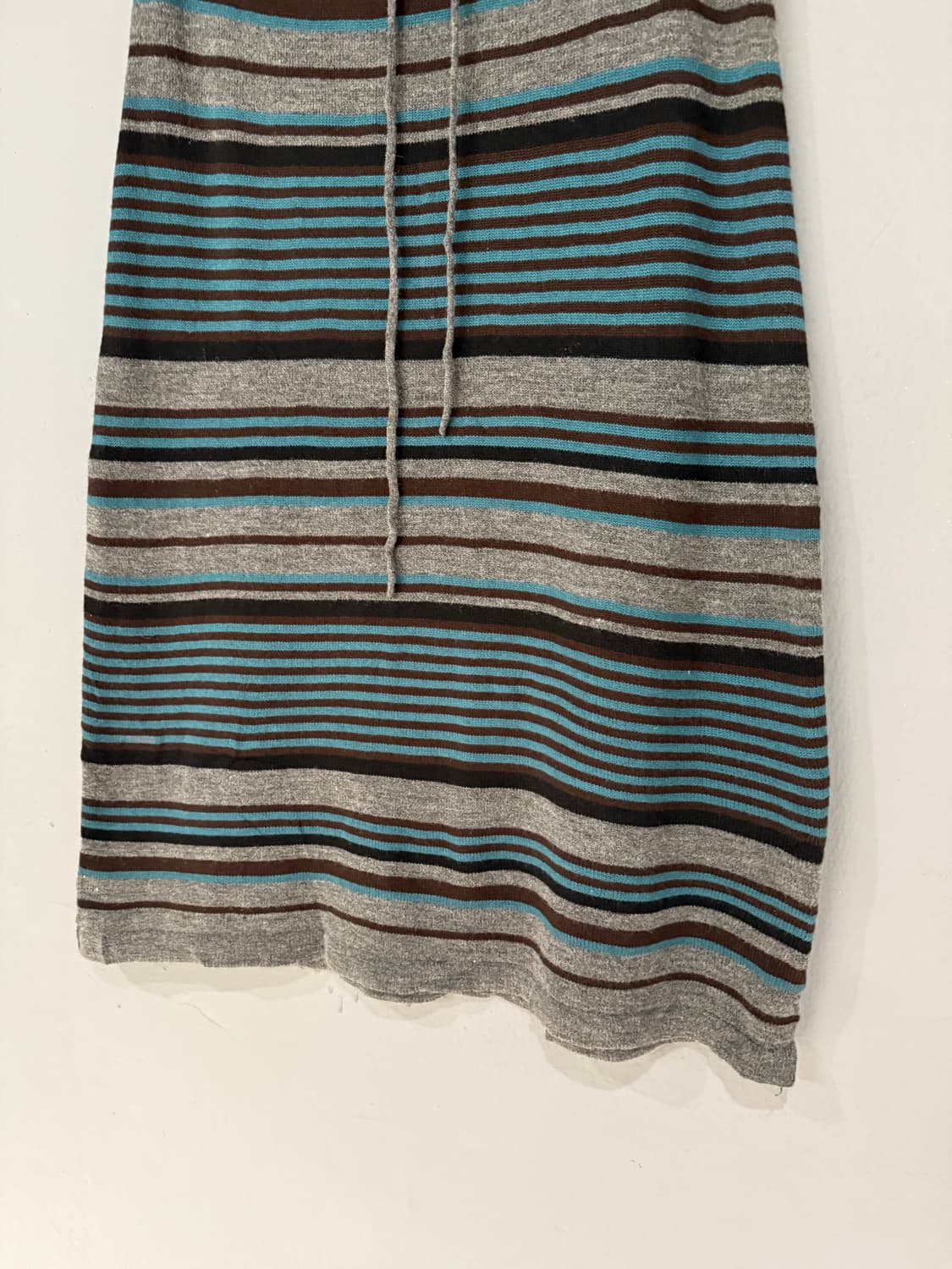 color mix stripe pattern knit skirt 상품이미지6