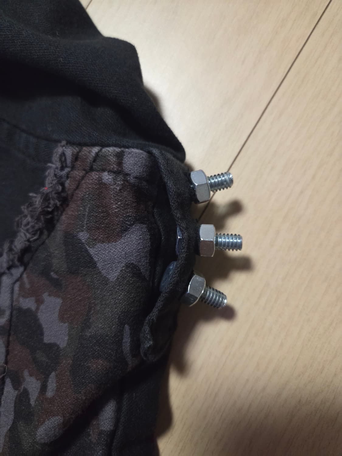 빈티지 펑크 스컬 셔츠 나사커스텀 데님자켓  상품이미지5